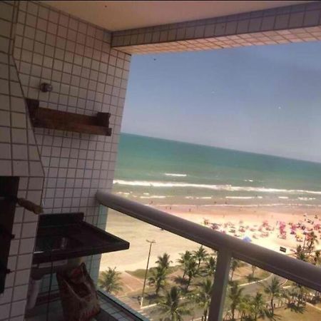 Apto Varanda Gourmet Frente Ao Mar Praia Grande (Santos) Exteriör bild