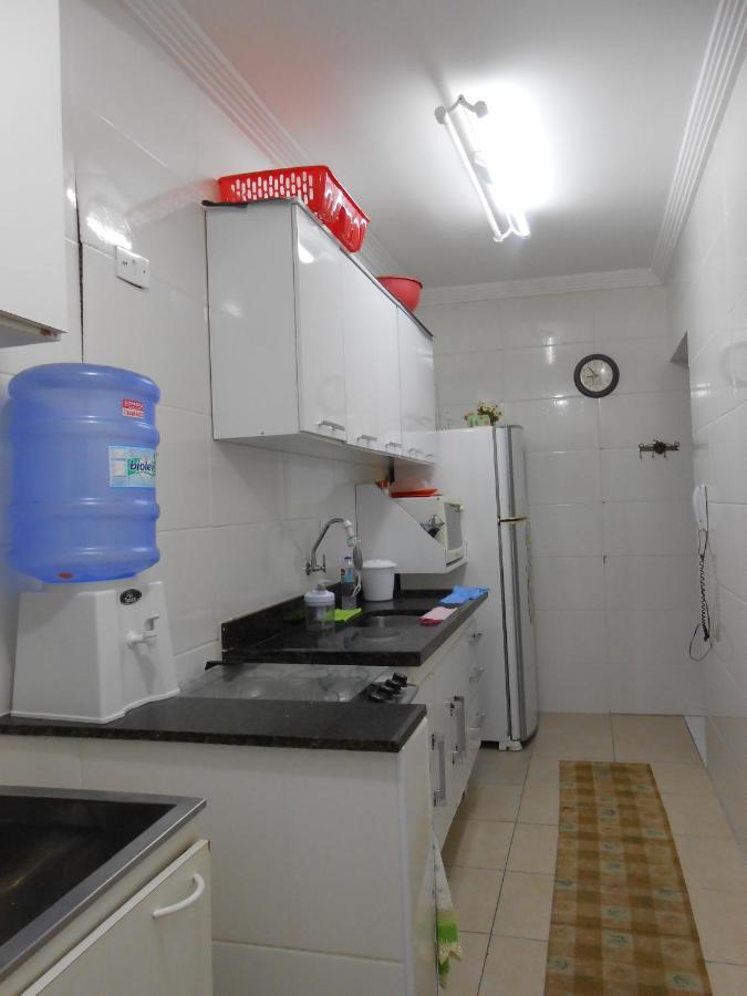 Apto Varanda Gourmet Frente Ao Mar Praia Grande (Santos) Exteriör bild