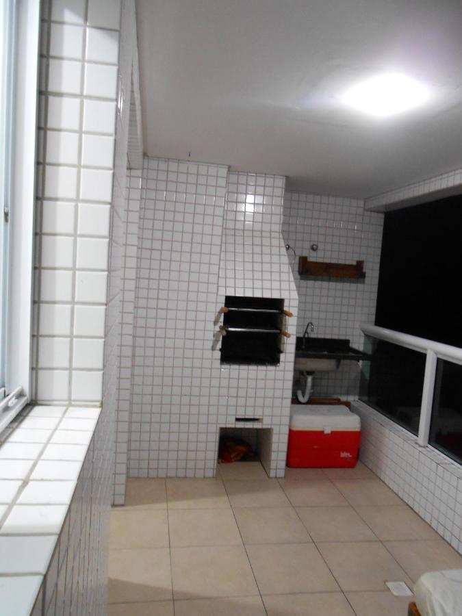 Apto Varanda Gourmet Frente Ao Mar Praia Grande (Santos) Exteriör bild